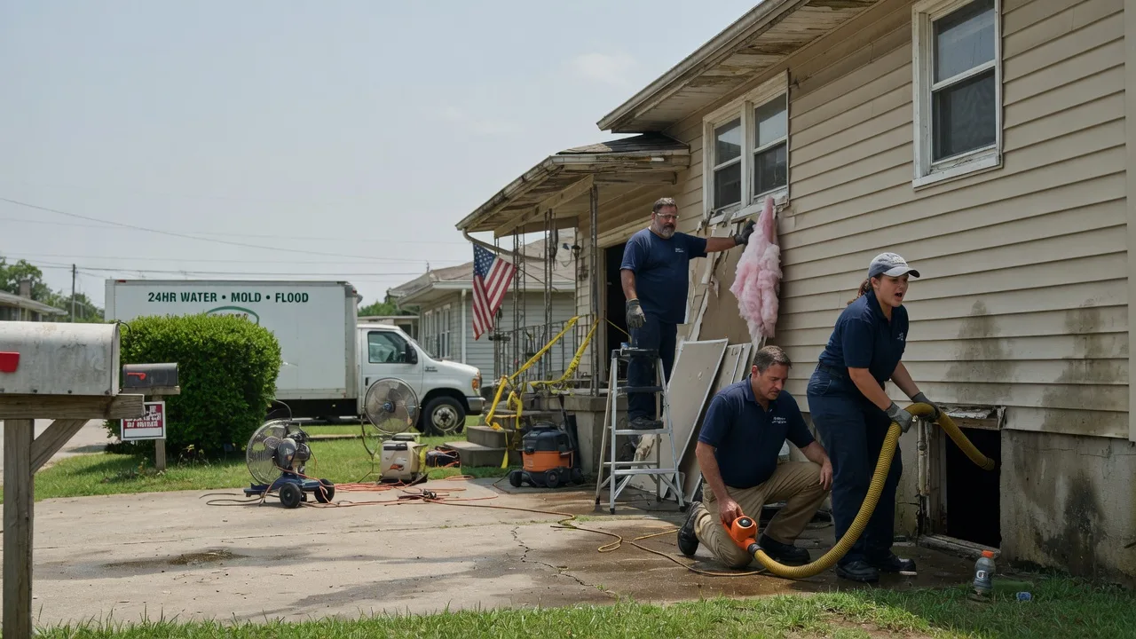 Water Damage Repair in Whittington, IL near me